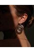 Hand Painted Wooden Earrings